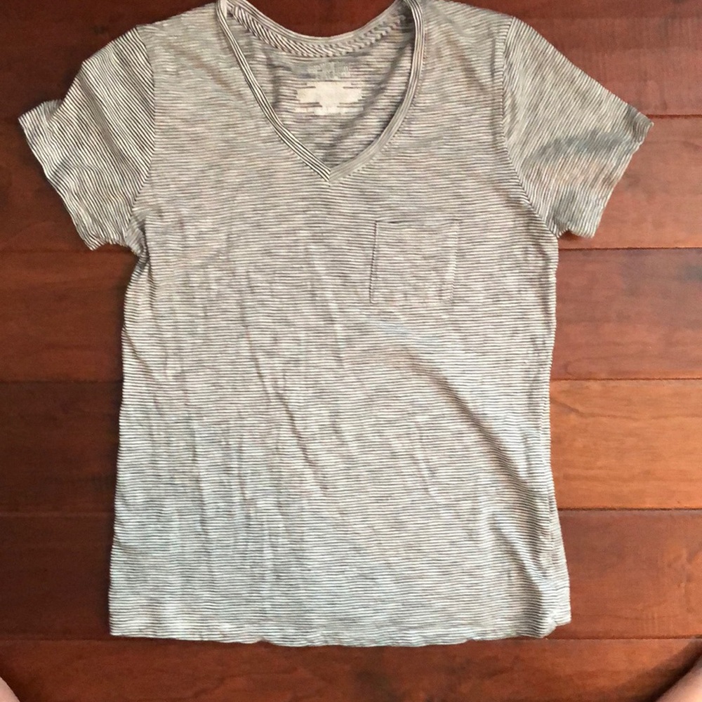 Black and white stripped shirt
